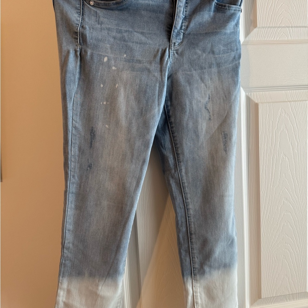 Wit & Wisdom Light Blue Ombre Ankle Jeans